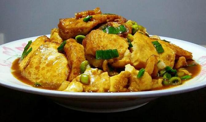 【耗油嫩豆腐】做法步驟圖 娃娃吃了長個頭 身體好！-起舞食譜網