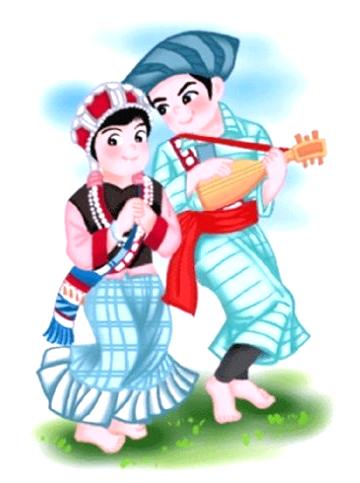 56个民族服饰图片大全，56个民族服装图片（五十六个民族精美人物服饰造型插画）