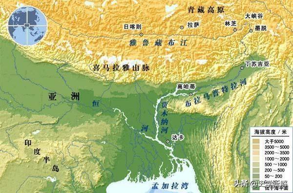 印度河的发源地，印度河的发源地和流经的国家（雅鲁藏布江是恒河的支流吗）