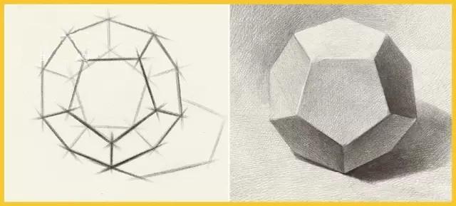 素描石膏几何体,素描几何石膏体有几种(单个石膏几何体的结构要点和