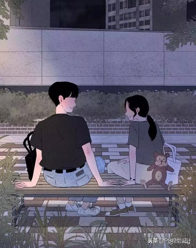 韩国插画师Myeong-Minho甜蜜日常插画，myeong minho插画师（成为少女们都想要的爱情图片）