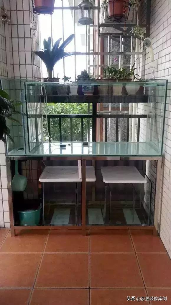 阳台摆放鱼缸设计效果图，阳台鱼缸装修效果图大全（让外人一看就觉得你是个土豪）