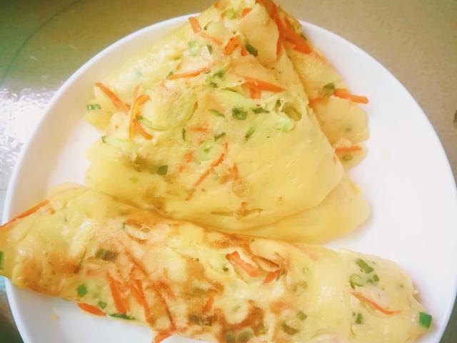 奶香鸡蛋饼这样制作超级好吃，奶香松软可口的牛奶鸡蛋饼