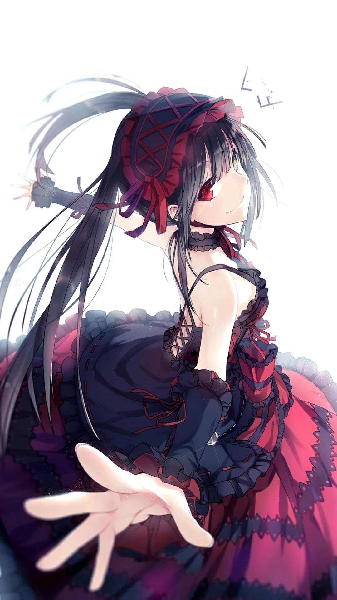 <陆长歌>女漫.时崎狂三，微信头像，<陆长歌>女漫.时崎狂三（动漫系列~时崎狂三高清精美图片手机壁纸）