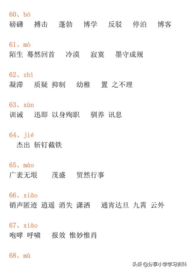 小学生常见同音字100个，小学三年级语文120组常见同音字组词汇总+练习