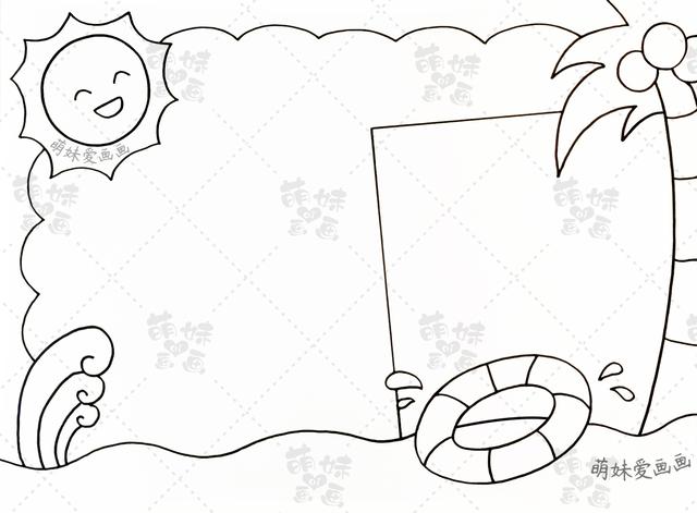 防溺水的画怎么画，防溺水的画怎么画? 一等奖（简单的小学生预防溺水手抄报）
