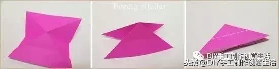 手工折纸折书签教程，折纸手工简单书签（DIY手工制作教程）