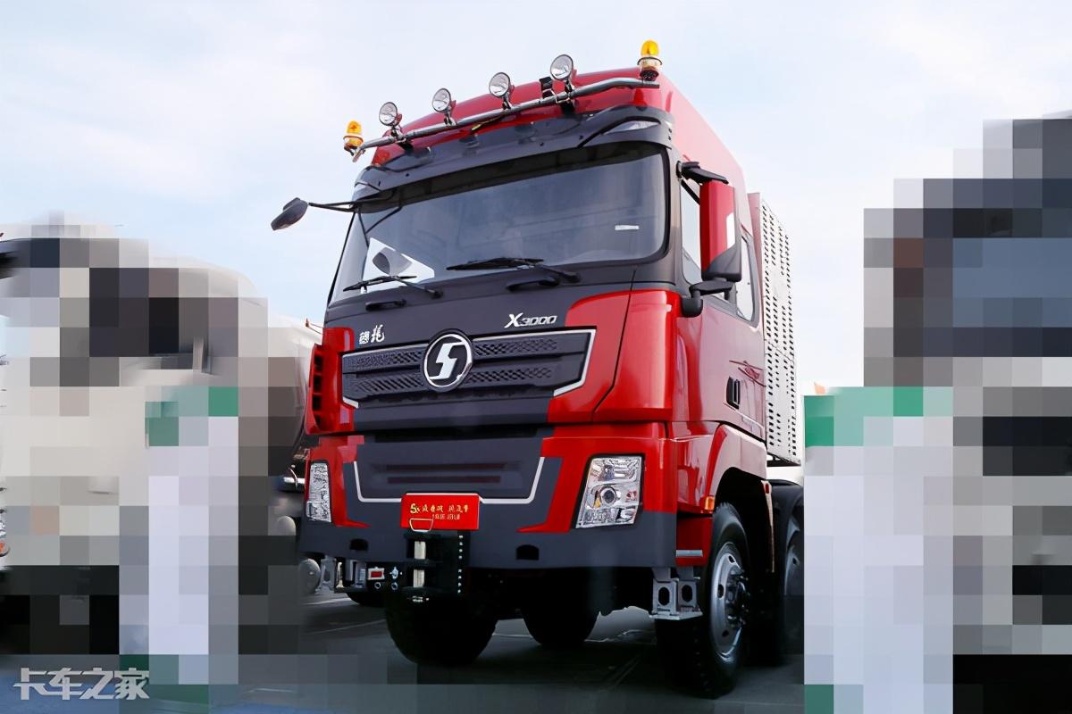 陕汽德龙x3000 600马力 8x8大件车