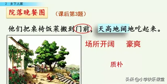 耸的部首（送的部首，小学部编四年级语文下第2课《乡下人家》图文+知识点+同步练习