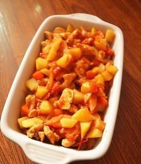 图片[5]-【番茄鸡肉焗饭】做法步骤图 这样做更浓香 促进小孩骨骼发育-起舞食谱网