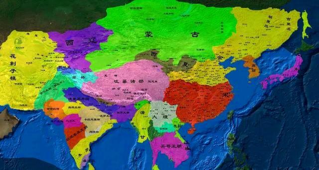 成吉思汗打的天下地图，成吉思汗打的天下地图有多大（成吉思汗打下的领土都包含了现代哪些国家）