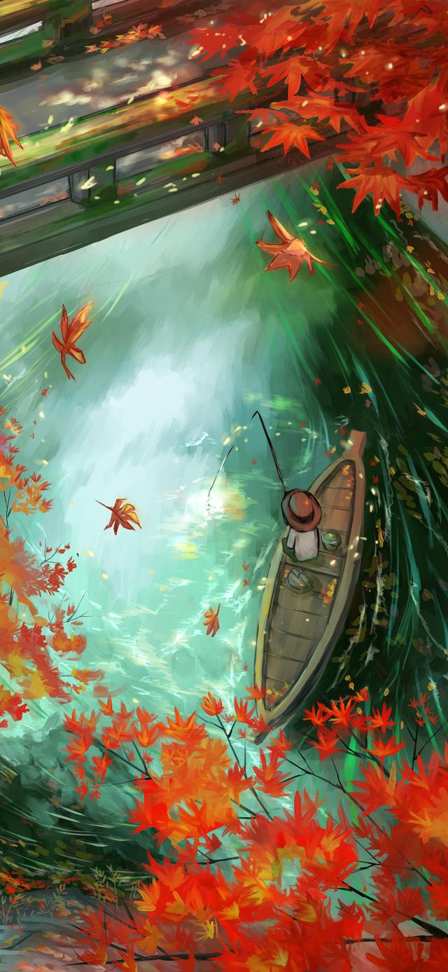 动漫照片，动漫照片男生霸气（分享一些好看的治愈系动漫插画壁纸图片）