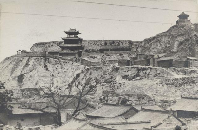 潼关古城简图，1933年的潼关古城