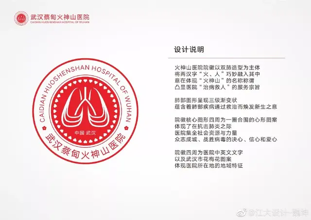 火神山医院标志，火神山医院的标志是什么（火神山和雷神山医院有LOGO了）