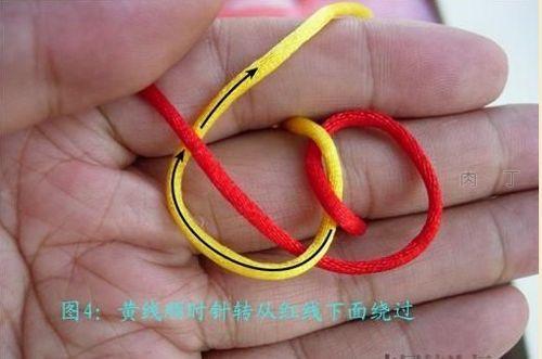 纽扣结收尾编法，纽扣结收尾编法视频（中国结双线大钮扣结编法）