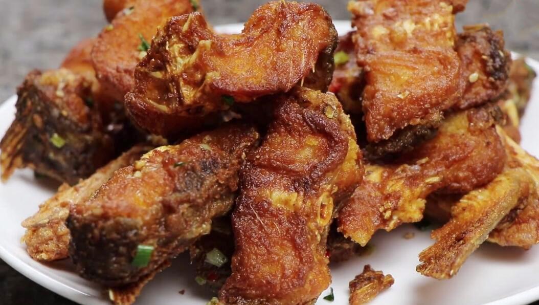 圖片[7]-【椒鹽魚骨】做法步驟圖 一手魚骨 一手啤酒太爽了-起舞食譜網