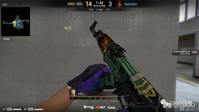 csgo职业比赛eco局五把沙鹰，CSGO职业哥的皮肤大赏