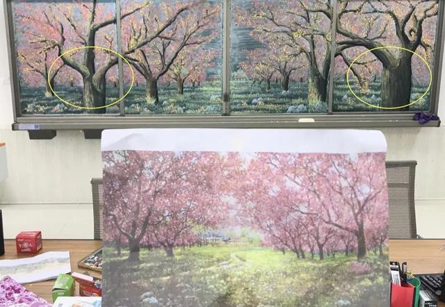 一步一步教你画长城，怎么画长城（他用粉笔在黑板上画出了万里长城、十里桃林还有清明上河图）