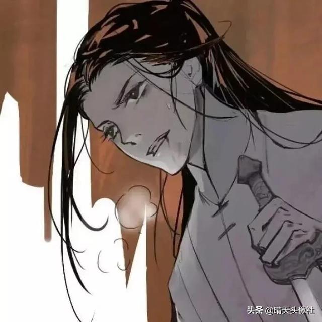 回头图片伤感男动漫古风，动漫男头  古风 伤感微信（古风动漫男生头像）
