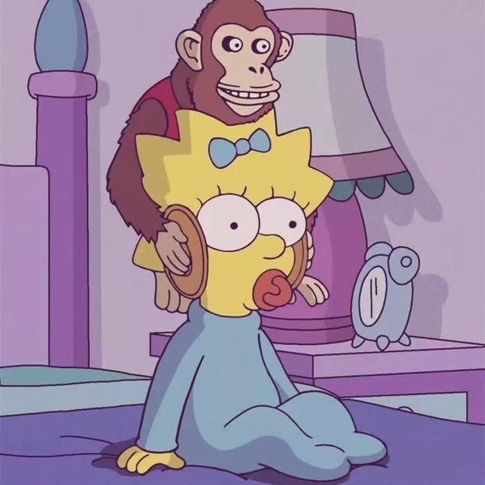 辛普森一家头像，守月仙☽辛普森一家｜爱是会消失的，消失在某个傍晚黄昏中微信（每一张都很黄......）