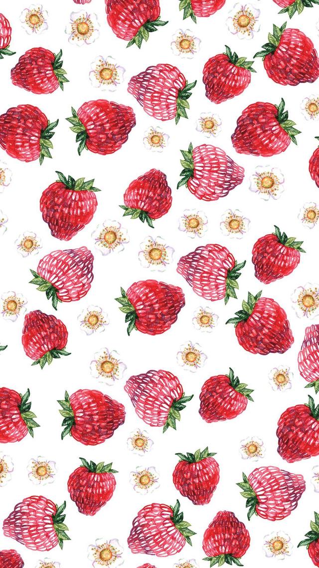 好看可爱的草莓背景图 草莓yyds，草莓背景图 可爱（甜美系列草莓壁纸）
