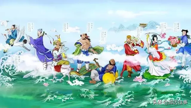 八仙过海有哪八仙，八仙八仙有哪八仙（神话传说中的上八仙）