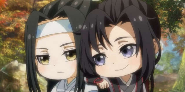 “魔道祖师”蓝忘机动漫头像微信，软锦：“魔道祖师”蓝忘机动漫头像（魏无羡吟歪诗气煞莳花女）