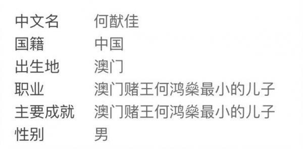 赌王的子女介绍，赌王的老婆及子女介绍（有人落魄到靠脚底按摩为生）