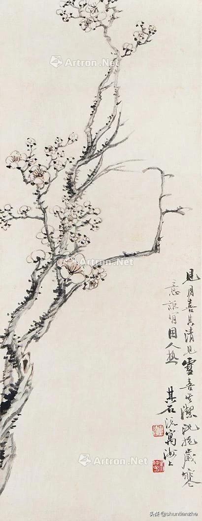 写意梅花100种画法，构图一百例，学完够用了