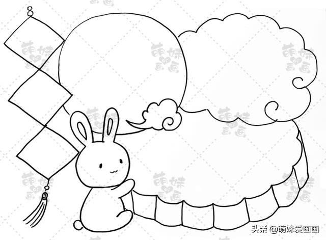 中秋节手抄报短句，中秋手抄报内容佳句（一起学画简单又好看的中秋节手抄报）