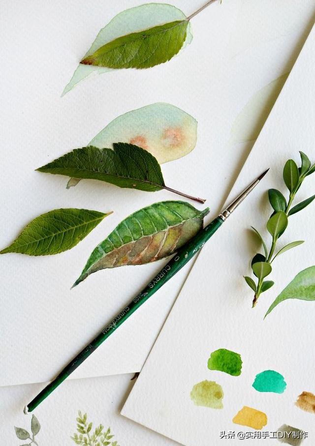 树叶的制作手工制作，如何制作幼儿园树叶手工作品（用各种材料制作的叶子）