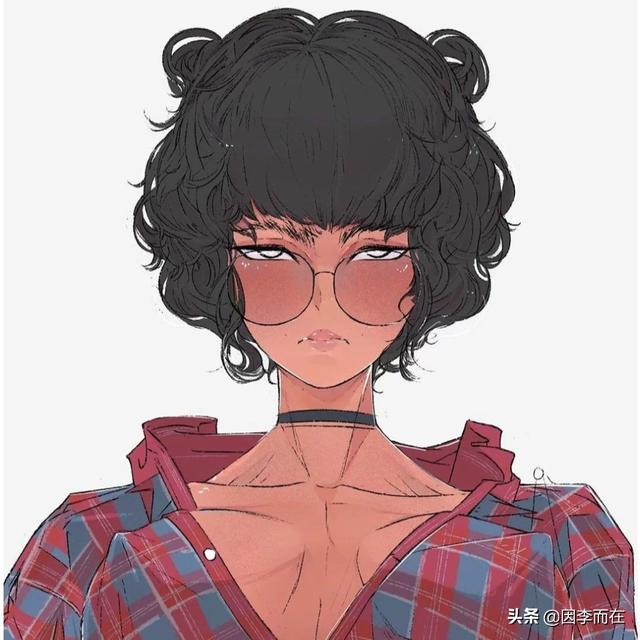 二次元少女形象，宋知意/jk机车少女二次元动漫女生头像微信（精致的机车炫酷拽风动漫女生头像）