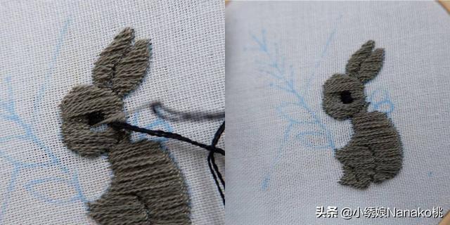 教你怎样用手帕折出只萌兔子，用手帕折小兔子（那就一起来刺绣一只软萌小兔子吧）