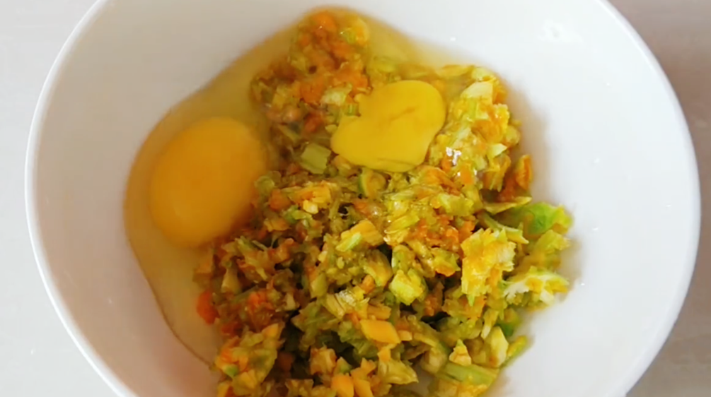 圖片[3]-【南瓜花雞蛋烙餅】做法步驟圖 出鍋孩子搶著吃 真香-起舞食譜網