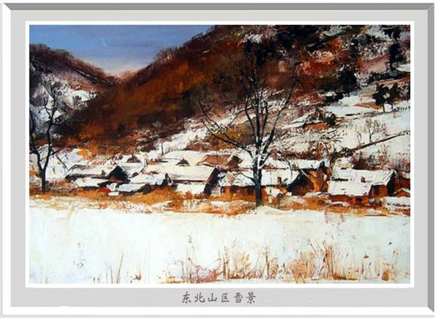 风景水粉画，风景水粉画山水（陆琦水粉风景写生作品）