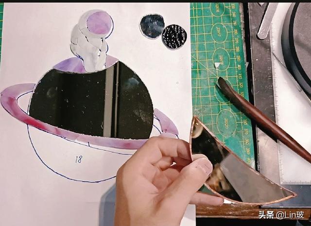 玻璃刀怎么割玻璃，<彩色玻璃制作流程>