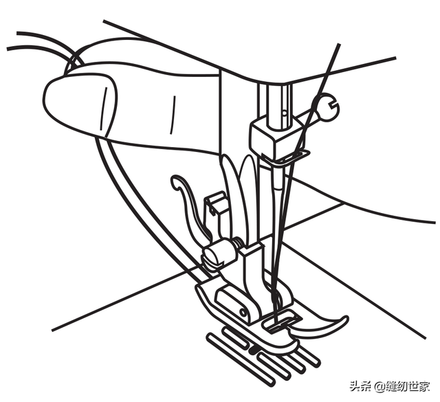 缝纫机断线,缝纫机断线维修图(从此轻松摆脱缝纫机底线缠结,断线)