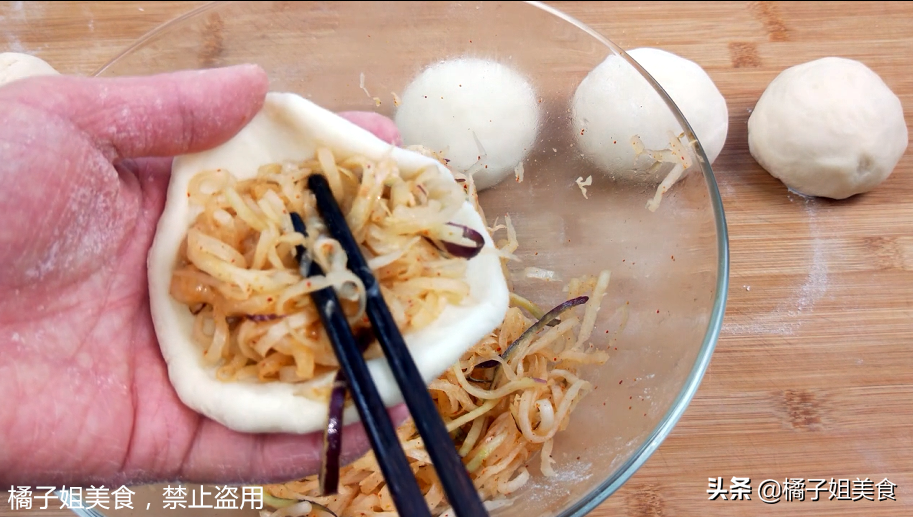 图片[9]-【早餐饼】做法步骤图 香脆美-起舞食谱网