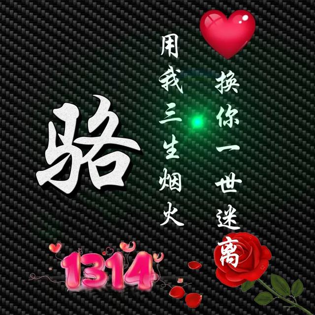 姓氏图片文字，姓氏头像。（100张不同版姓氏头像）