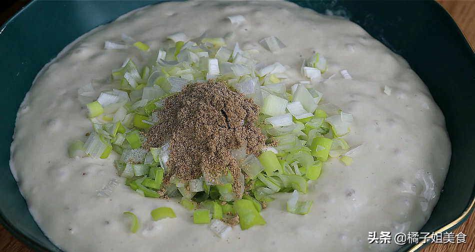 图片[3]-【芝麻大饼】做法步骤图 不揉面不擀面 做法超简单-起舞食谱网