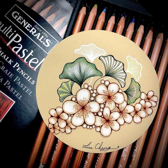 几步画出美丽画面，水粉画教程（5个步骤教你用最普通的笔）