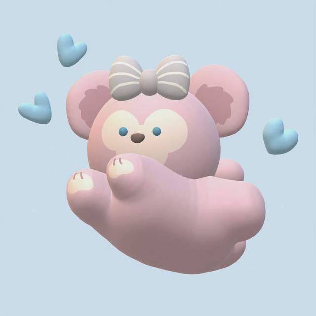 卡通图片可爱！！，卡通图片可爱萌女孩（可爱迪士尼飞天3d卡通头像）