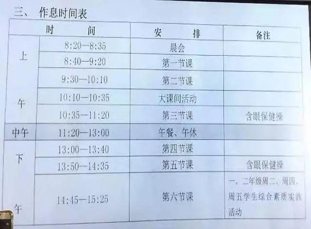 小学几点放学，小学生中午几点放学（苏州37所重点中小学分班、课程表、作息时间汇总）