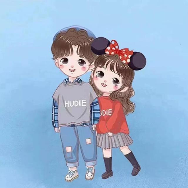 姐弟头像专属一人一张，姐弟头像微信（兄弟姐妹手绘头像<10.3>）