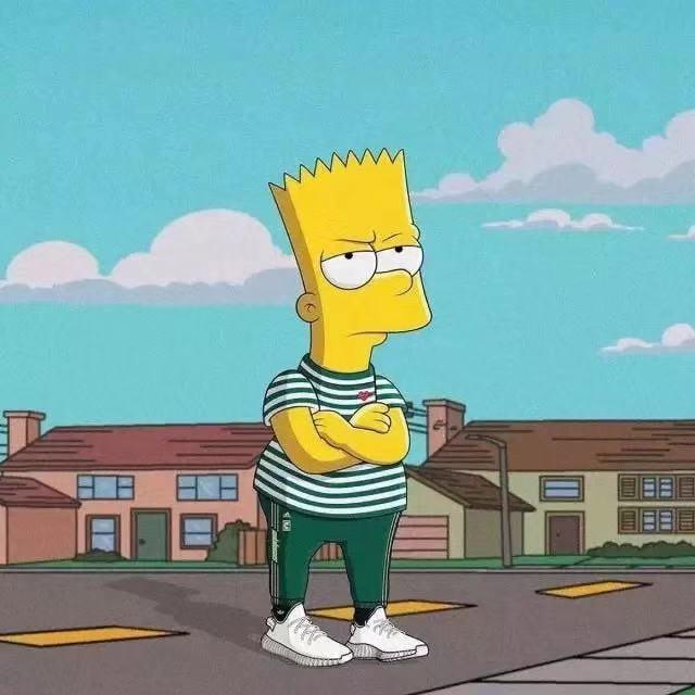 辛普森一家头像，守月仙☽辛普森一家｜爱是会消失的，消失在某个傍晚黄昏中微信（每一张都很黄......）