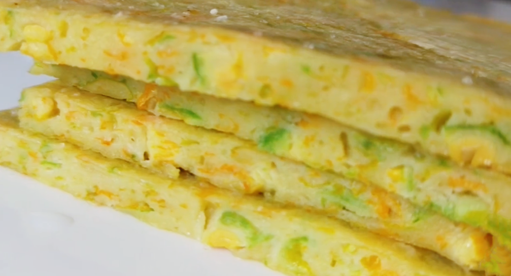 圖片[5]-【南瓜花雞蛋烙餅】做法步驟圖 出鍋孩子搶著吃 真香-起舞食譜網