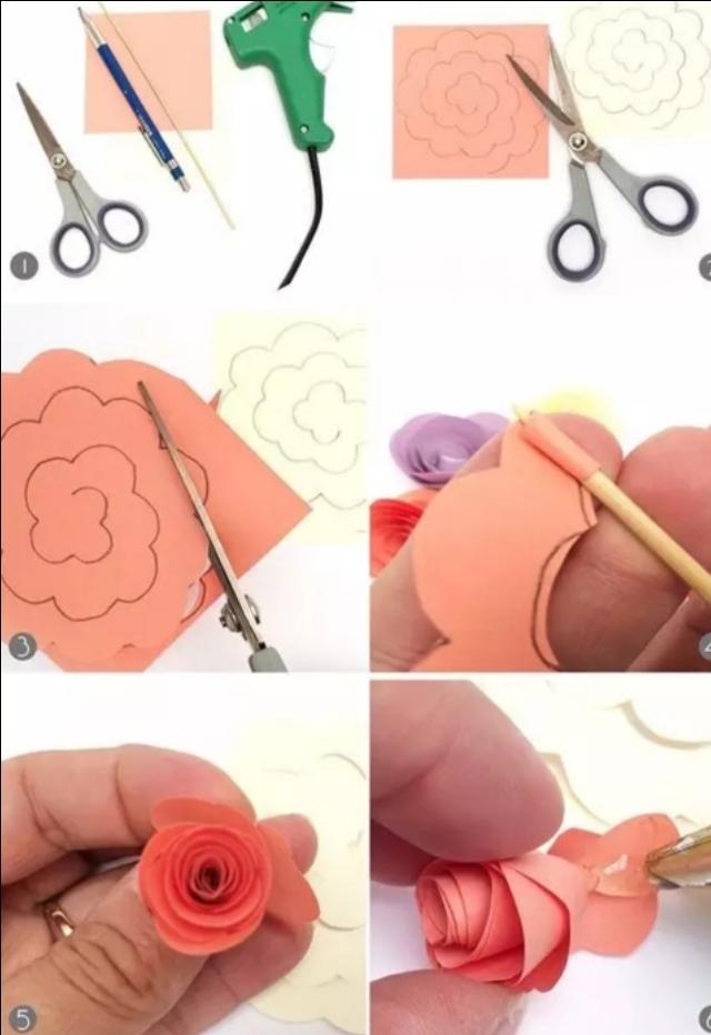 如何折漂亮的玫瑰花，怎样折玫瑰花简单又漂亮（几款纸玫瑰花折叠方法）