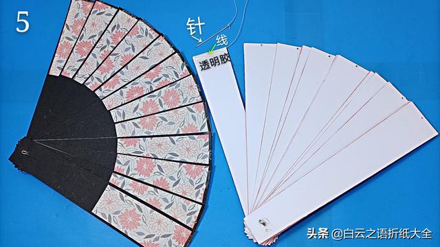 折一把古风扇子，教你如何用纸折古典扇子（炎热的夏天制作一把精致实用的古风扇子）
