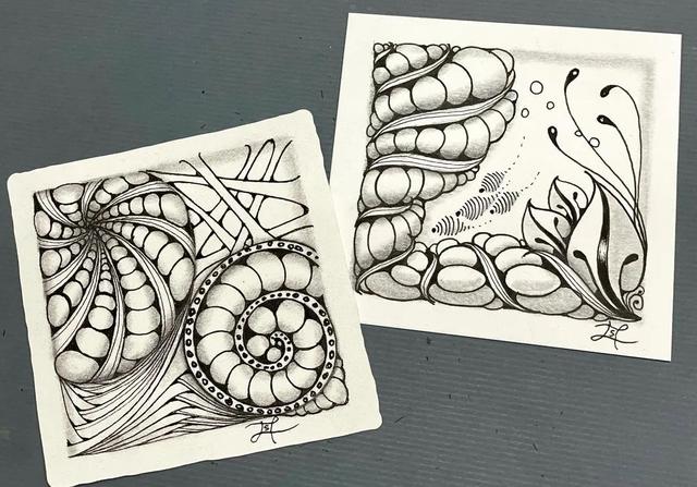 用圆规画出的精美图案，怎样用圆规画好看的图案（画出简单有创意的装饰禅绕画）