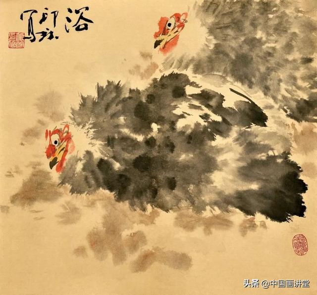 小鸡怎么画最可爱，少儿简笔画小鸡怎么画（没骨画鸡，就一个字 妙）